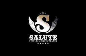 Salute (Product name) Edibles    Concentrates. | Logo Design by GLDesigns