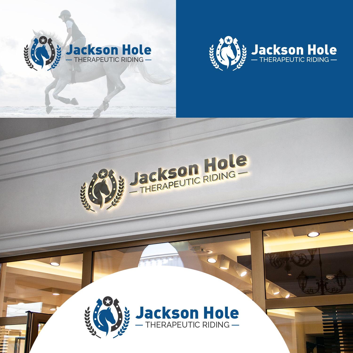Logo Design by Maxo-Biz for Jackson Hole Therapeutic Riding Association | Design #20466534
