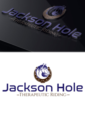 Logo Design by Eleeza Creative 2 for Jackson Hole Therapeutic Riding Association | Design: #20474143