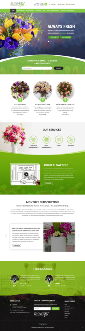 Web Design by pb for Shane | Design: #20465669