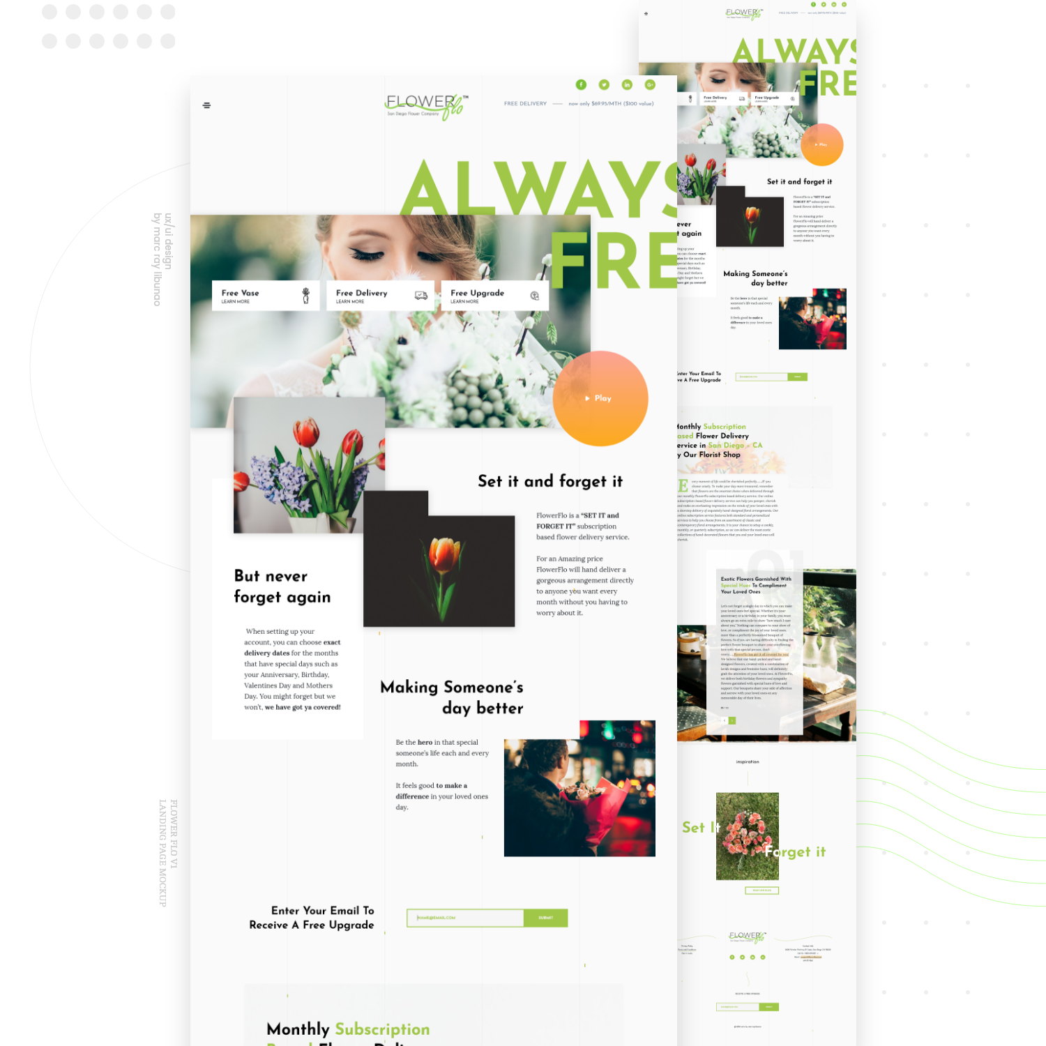 Web Design by Marc Ray for Shane | Design #20474474