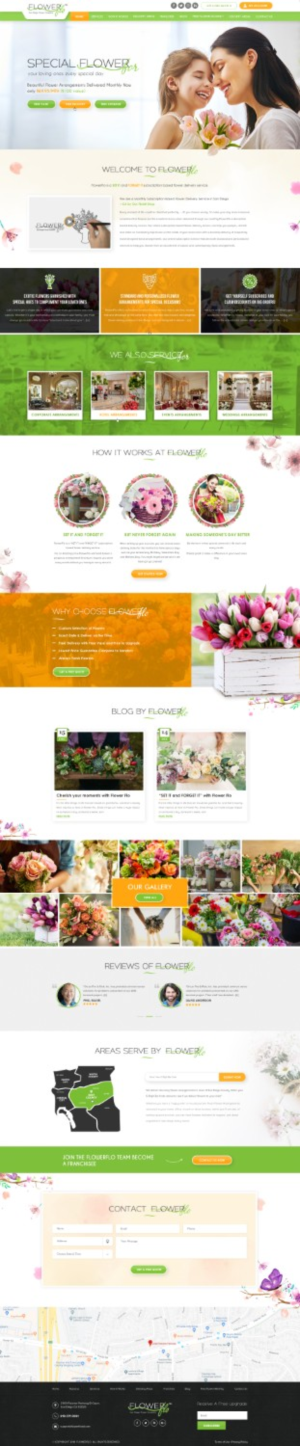 Redesign Of Flower Delivery Subscription Service Website | Diseño Web por Reimagine