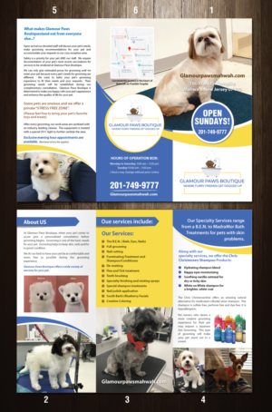 Dog Grooming Business Brouchure | Flyer Design by meet007
