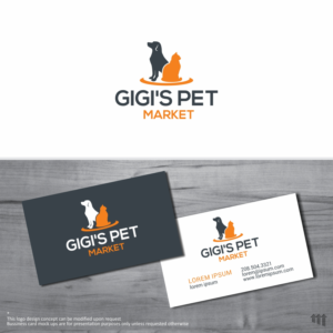 Logo Design by MBARO for GiGi's Pet Market | Design: #20504736