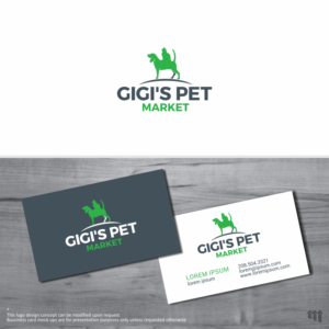 Logo Design by MBARO for GiGi's Pet Market | Design: #20504737