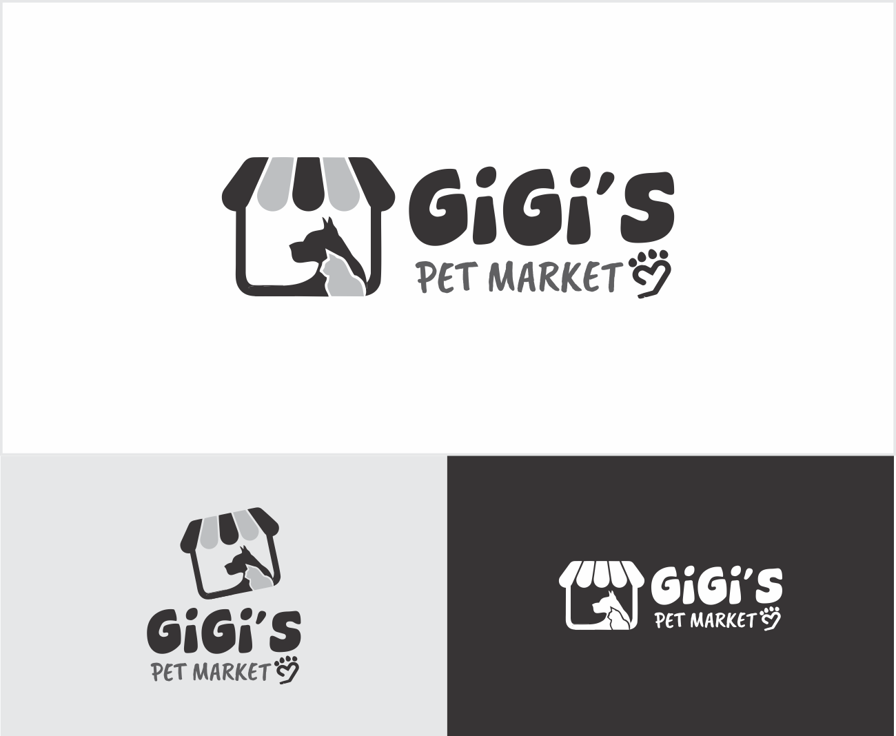 Diseño de Logo por ThePredators para GiGi's Pet Market | Diseño #20520025