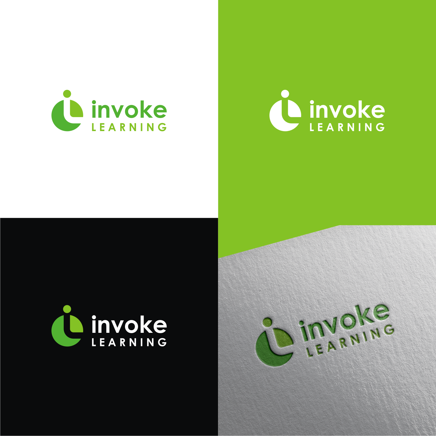 Logo Design by T I K H E - L M W for Invoke Learning | Design #20484117