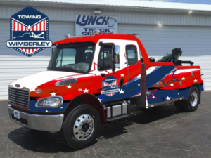 Tow truck with American graphics | Design de Covering de Véhicule par Yafi Mridha