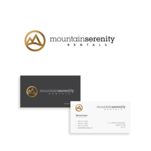Diseño de Logo por gvb design communications para Mountain Serenity Rentals LLC | Diseño: #20492056