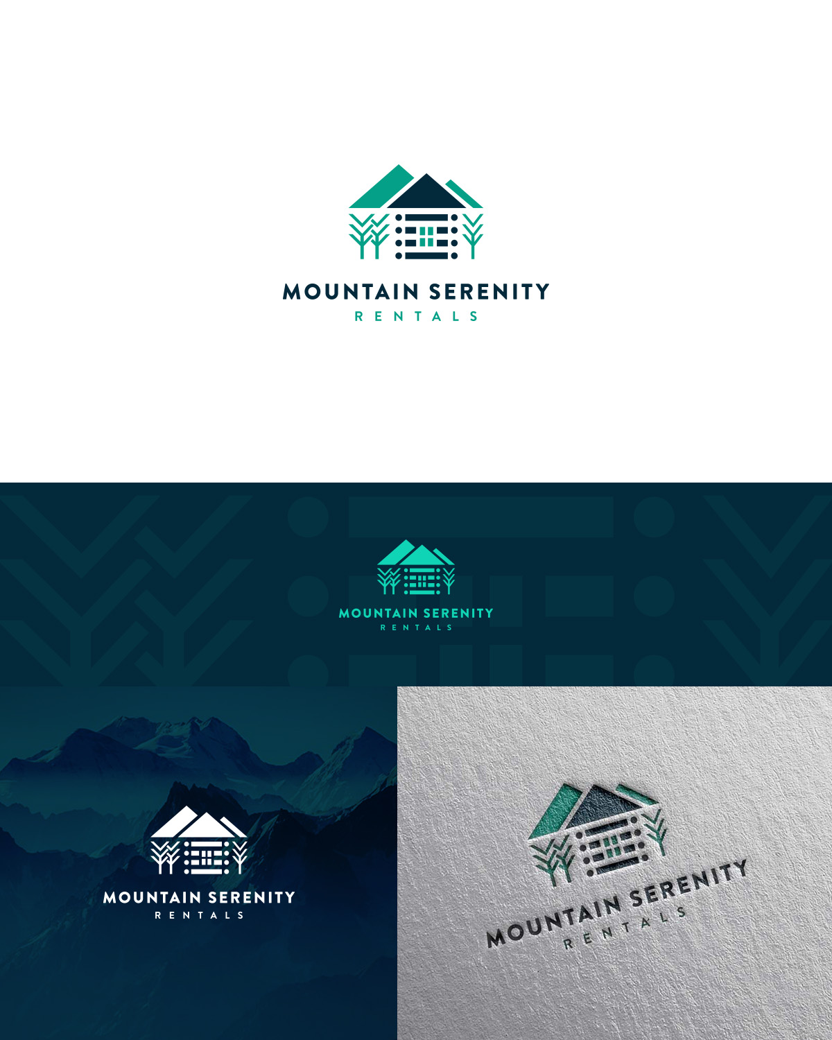 Diseño de Logo por dgrafix para Mountain Serenity Rentals LLC | Diseño #20458807