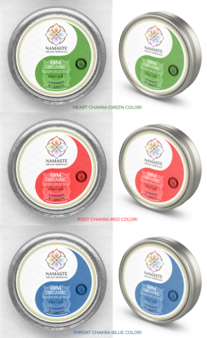 Organic CBD topicals needs product labels for body butters, roll on oils and massage oil candles | Packaging Design by SAI DESIGNS