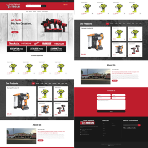 Finish off design for Tool Retailer- One Page Brochure site | Web-Design von Manke Creative