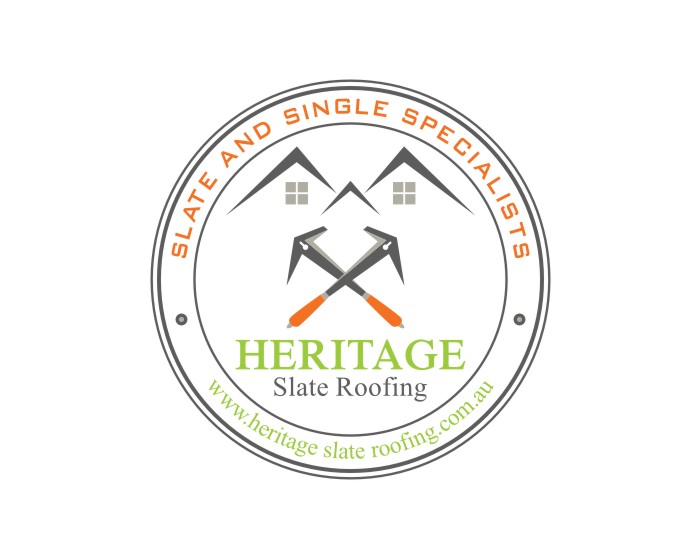 Logo-Design von Gito Kahana für heritage slate roofing pty ltd | Design #20834240
