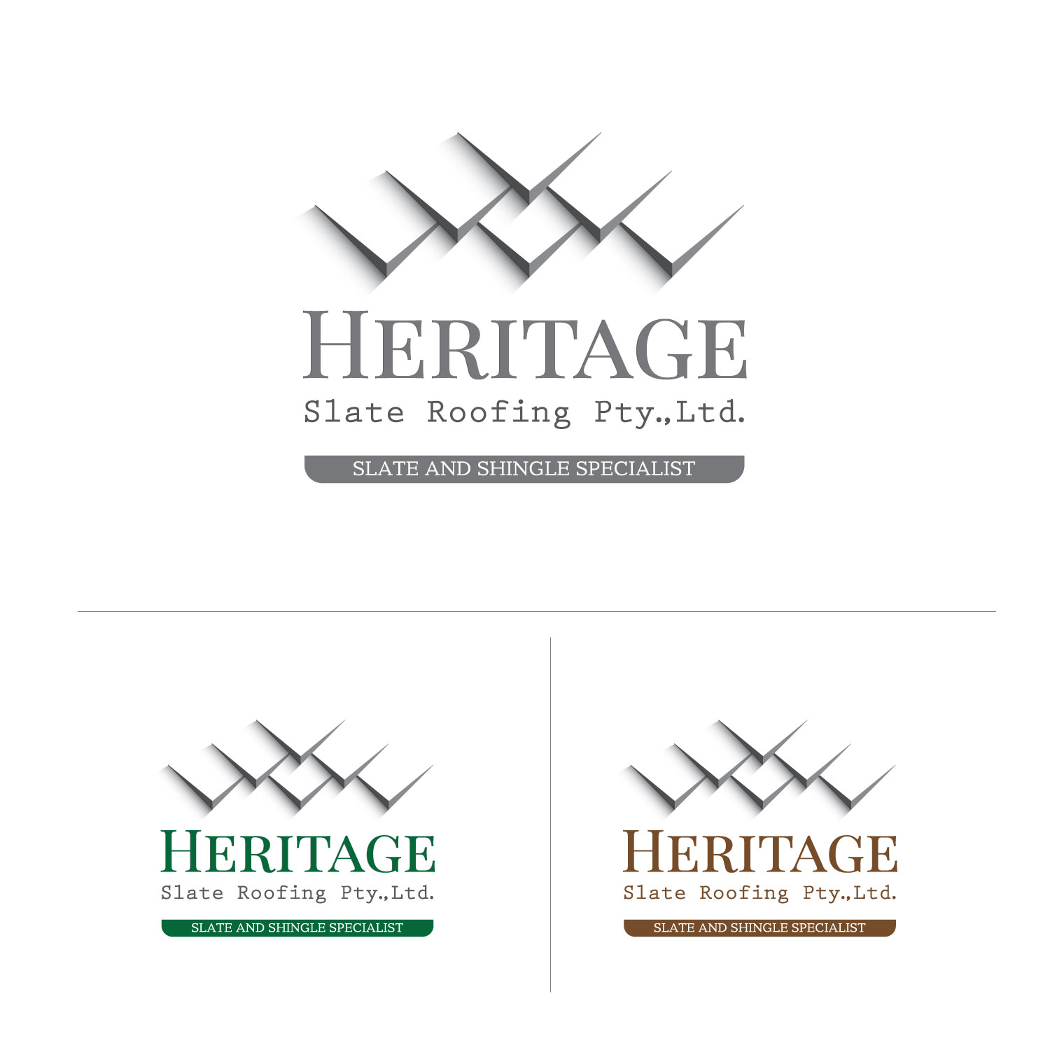 Logo-Design von JAYCANSAY für heritage slate roofing pty ltd | Design #20516887