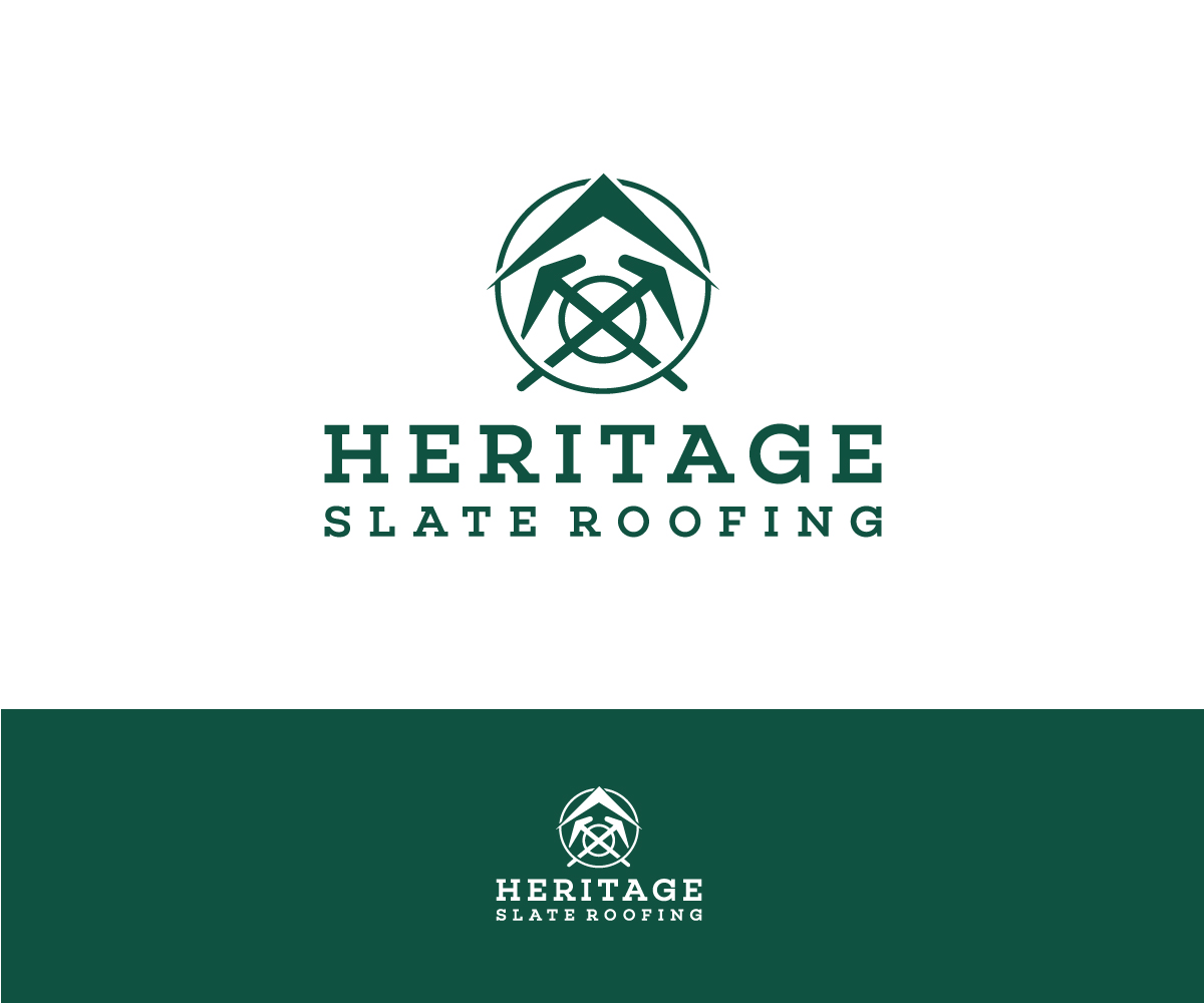 Logo Design by design new for heritage slate roofing pty ltd | Design #20471109