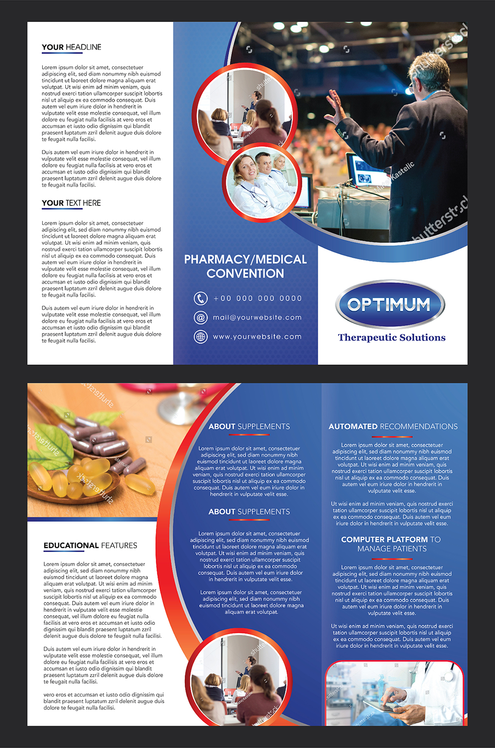 Flyer Design by Deziners Zone for Optimum Hormone Balance | Design #20471078