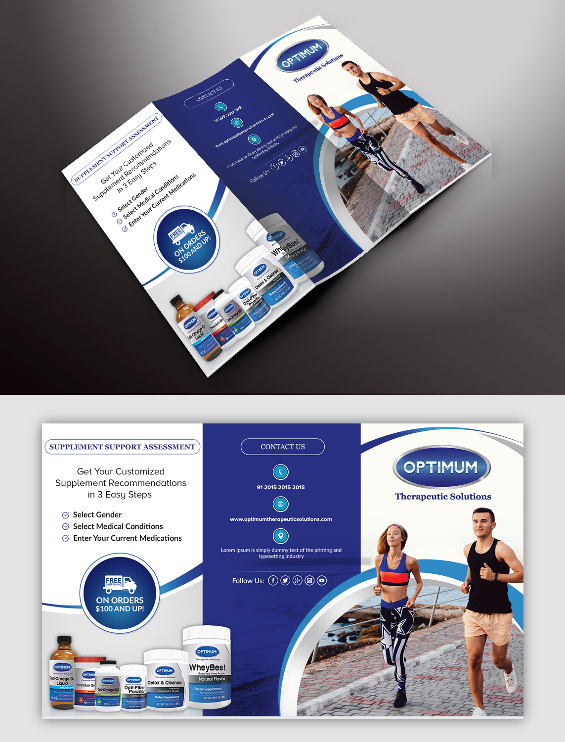 Diseño de Flyer por creative.bugs para Optimum Hormone Balance | Diseño #20481860