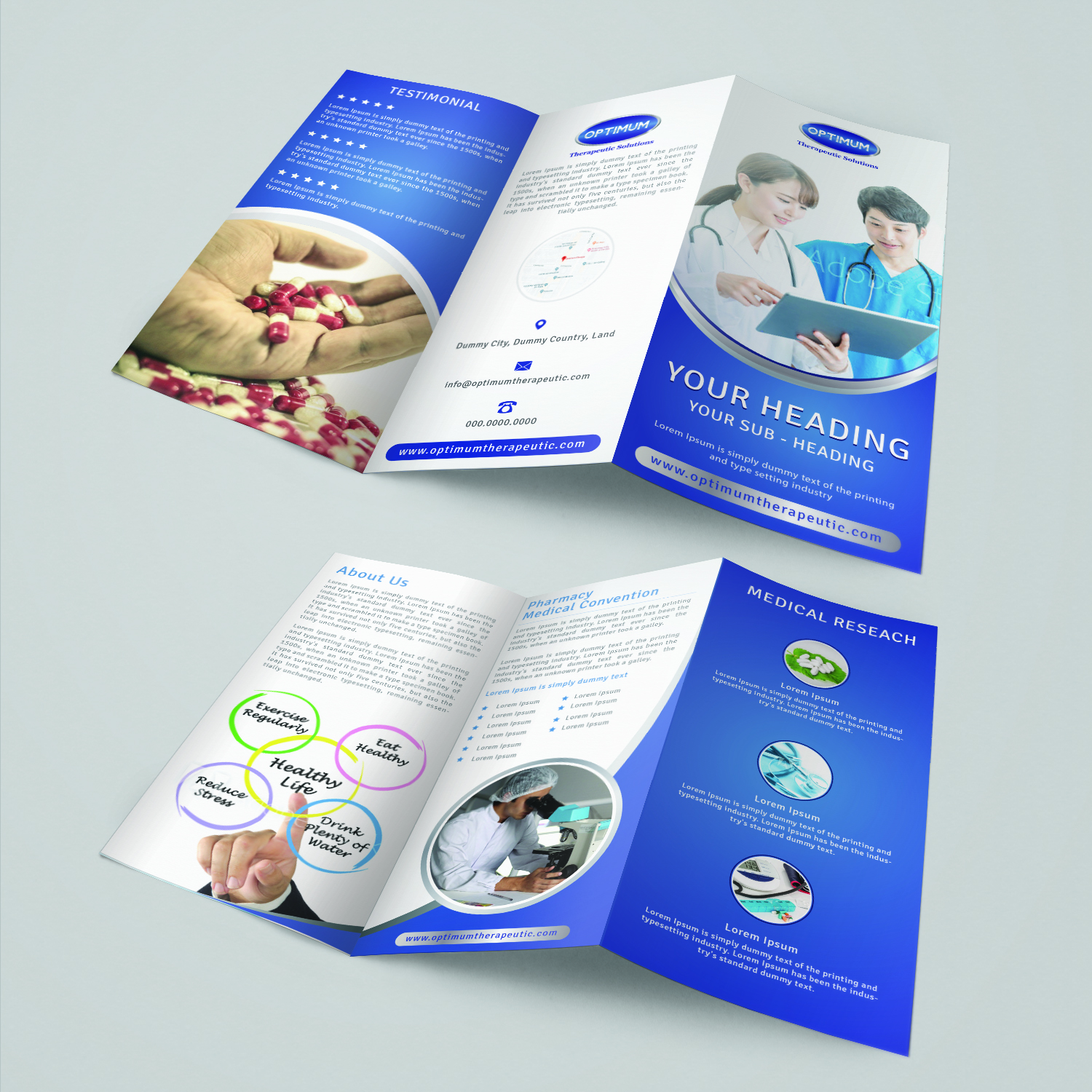 Flyer Design by Creative Jiniya for Optimum Hormone Balance | Design #20501356