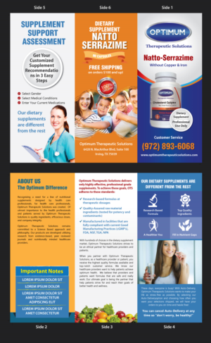 Flyer Design by meet007 for Optimum Hormone Balance | Design: #20495187