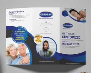 Design de Flyer par ilovedesign1 pour Optimum Hormone Balance | Design #20502819