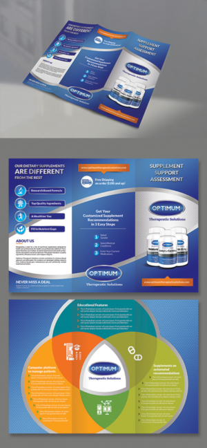 Flyer Design by BLUE WINGS for Optimum Hormone Balance | Design: #20497569