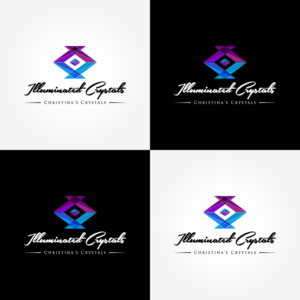 Illuminated Crystals - by Christina's Crystals | Logo Design by sushsharma99