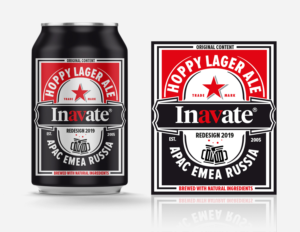 Label Inavate Beer Can for Exhibition promo not consumer sale | Diseño de Etiqueta por SAI DESIGNS