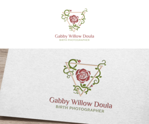 Gabby Willow Doula | Birth Photographer | Logo Design by VGB