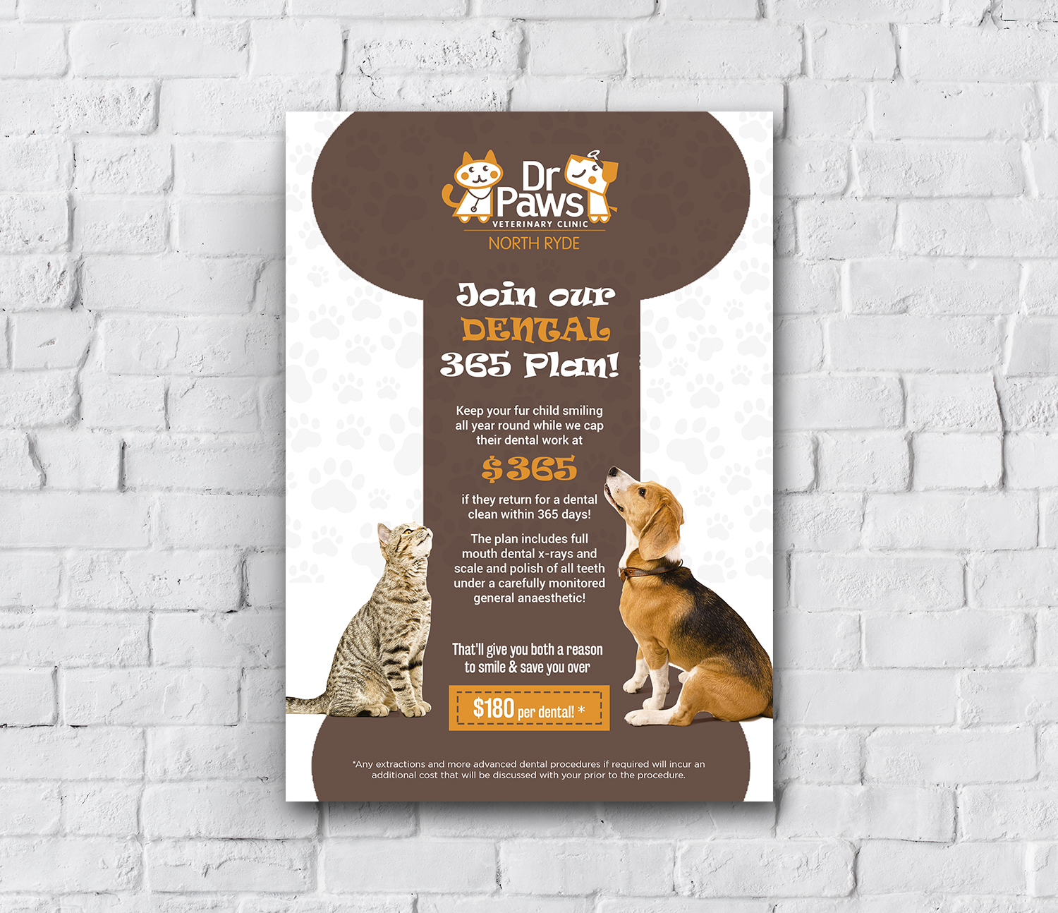 Poster-Design von debdesign für Dr Paws North Ryde | Design #20490452