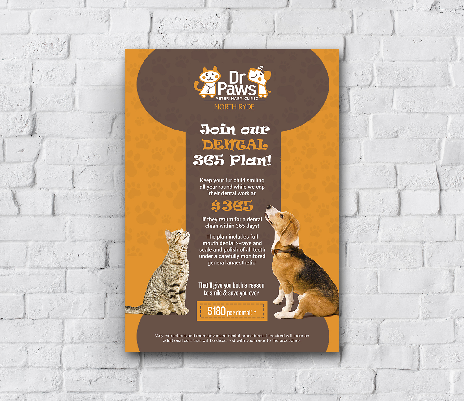 Poster Design by debdesign for Dr Paws North Ryde | Design #20490456