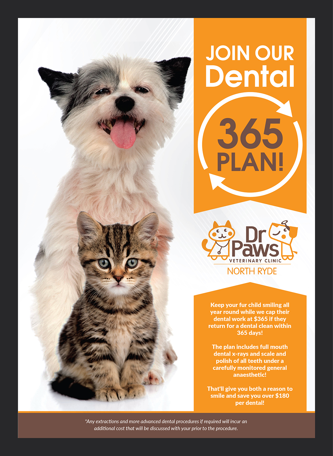 Poster Design by Deziners Zone for Dr Paws North Ryde | Design #20479532