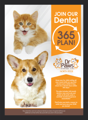 Poster Design by Deziners Zone for Dr Paws North Ryde | Design: #20479533