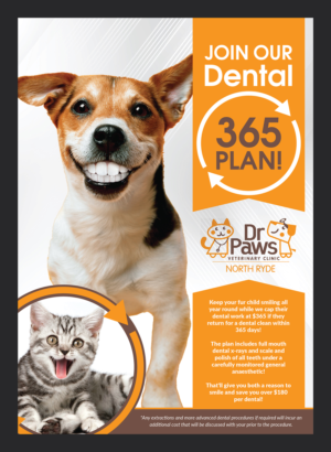 Poster-Design von Deziners Zone für Dr Paws North Ryde | Design: #20479534