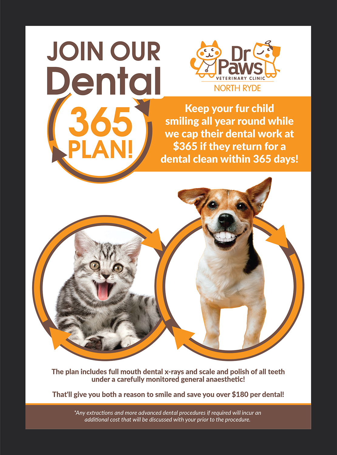 Poster Design by Deziners Zone for Dr Paws North Ryde | Design #20517993