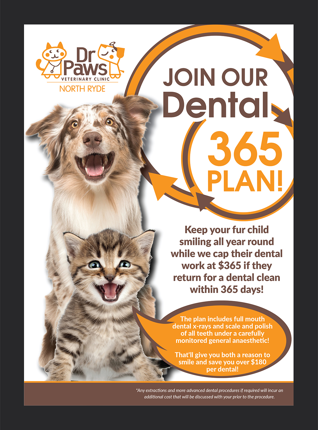 Poster-Design von Deziners Zone für Dr Paws North Ryde | Design #20517994