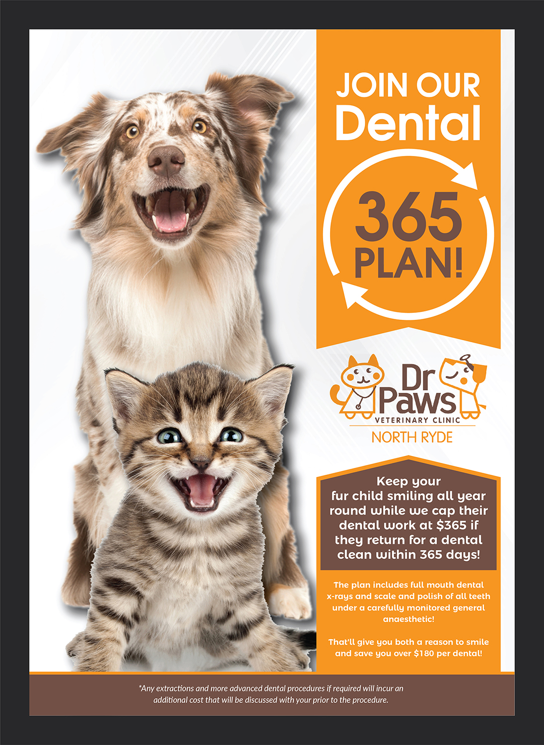 Poster-Design von Deziners Zone für Dr Paws North Ryde | Design: #20573383
