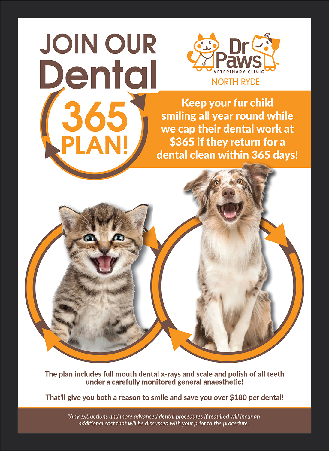 Poster Design by Deziners Zone for Dr Paws North Ryde | Design #20573384