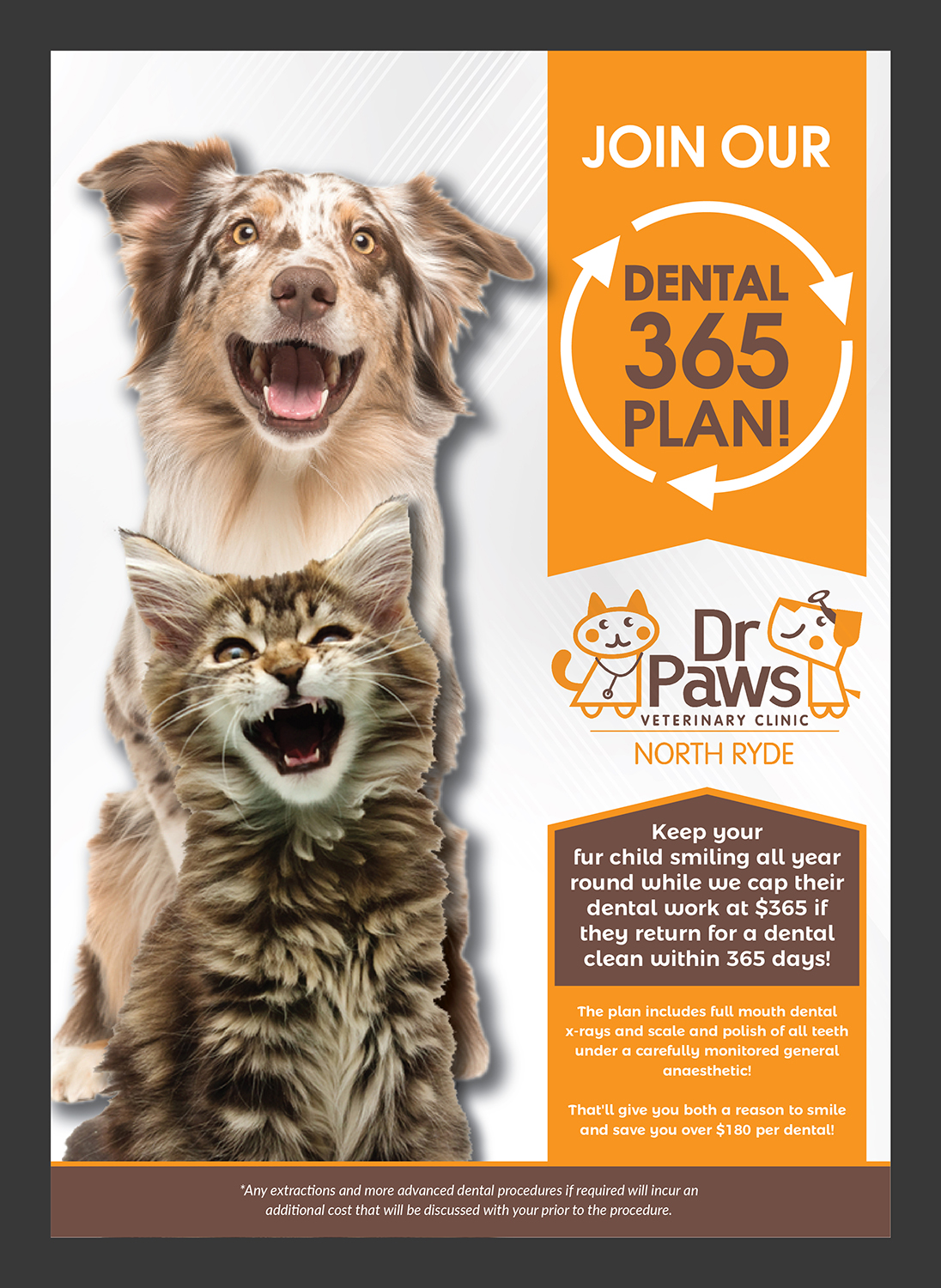 Poster-Design von Deziners Zone für Dr Paws North Ryde | Design #20694161