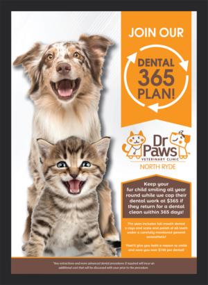 Poster-Design von Deziners Zone für Dr Paws North Ryde | Design: #20694165