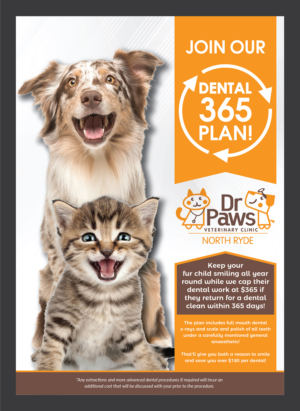 Poster-Design von Deziners Zone für Dr Paws North Ryde | Design: #20720553