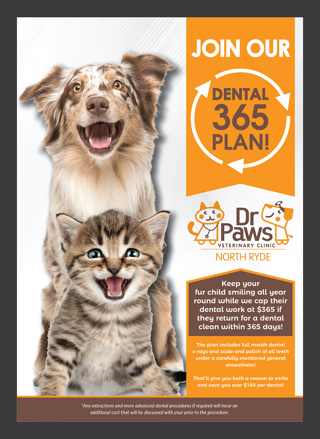 Poster Design by Deziners Zone for Dr Paws North Ryde | Design #20720554