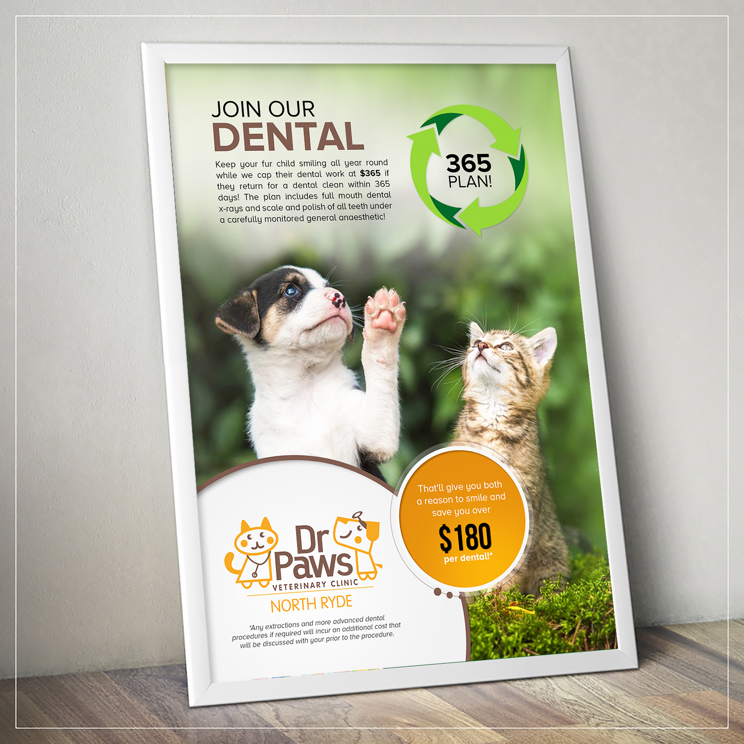 Poster-Design von creative.bugs für Dr Paws North Ryde | Design #20472166