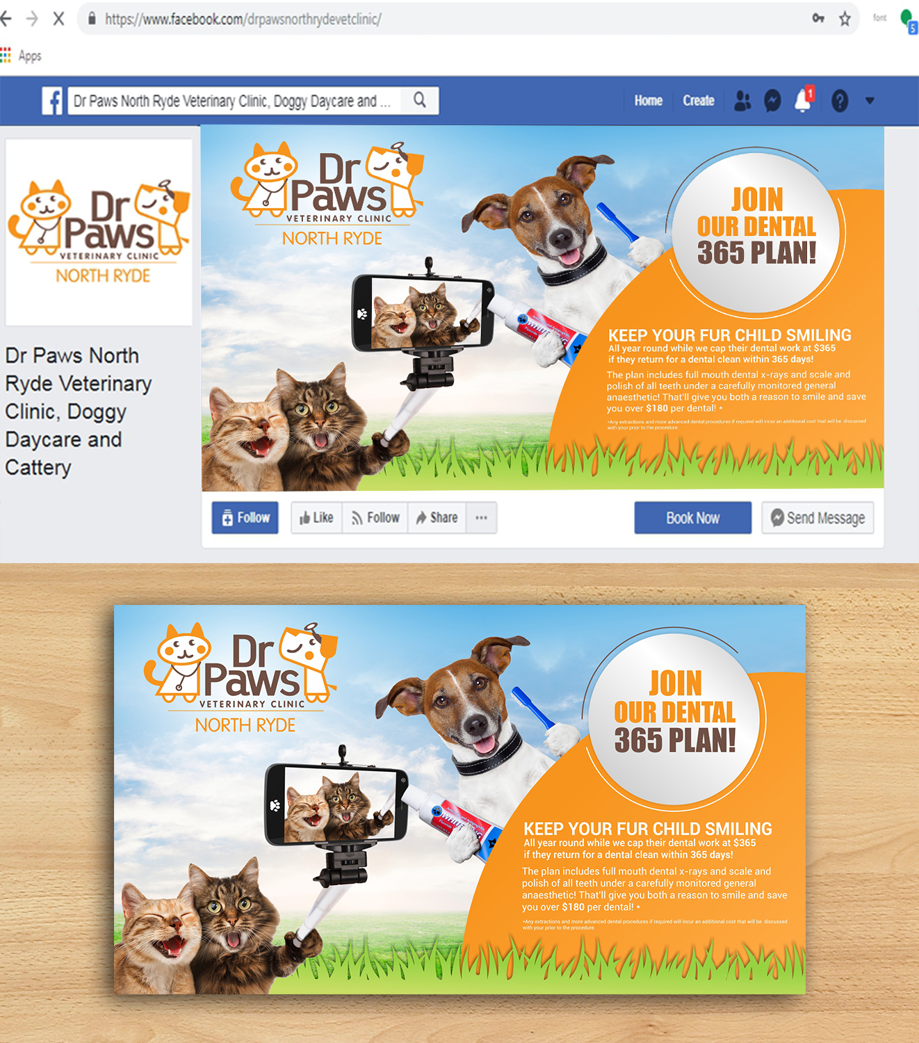 Poster-Design von ecorokerz für Dr Paws North Ryde | Design #20471765