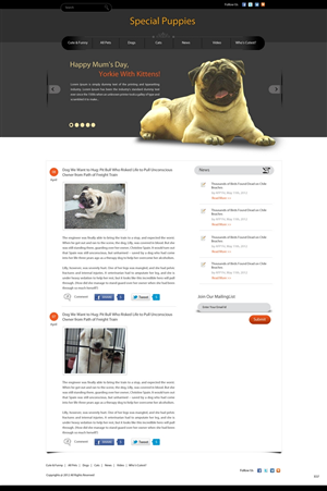 Wordpress Design by pb for this project | Design: #779784