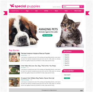 Wordpress Design by pb for this project | Design: #783668