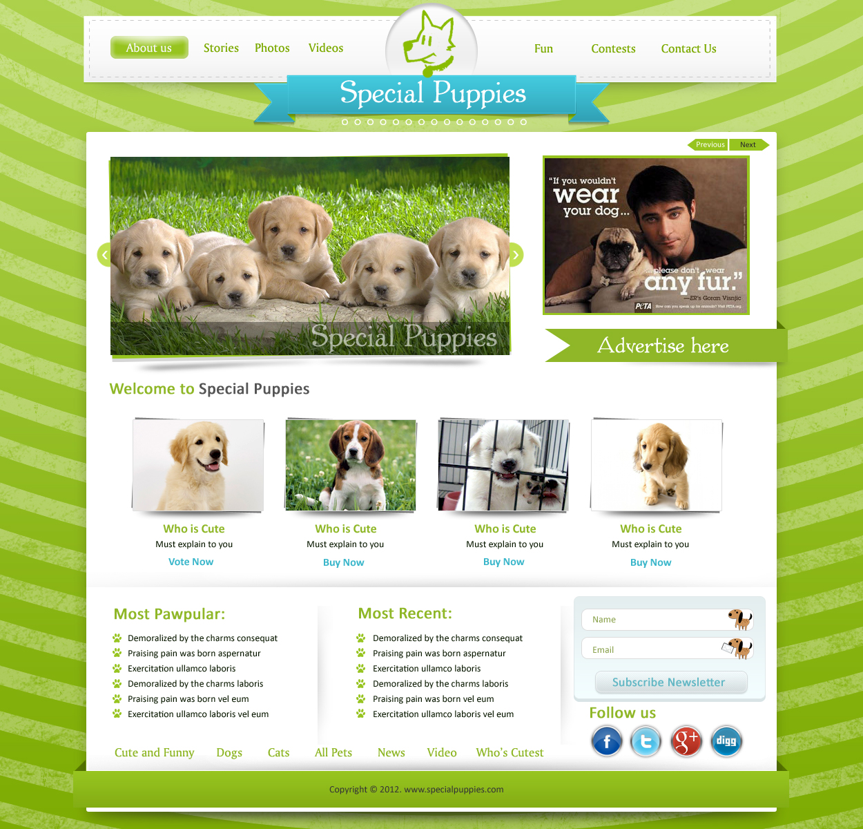 Wordpress Design by pb for this project | Design #787196