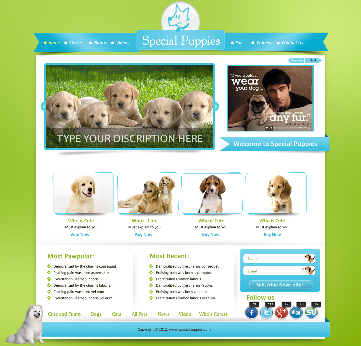 Design Wordpress par pb pour ce projet | Design #792974