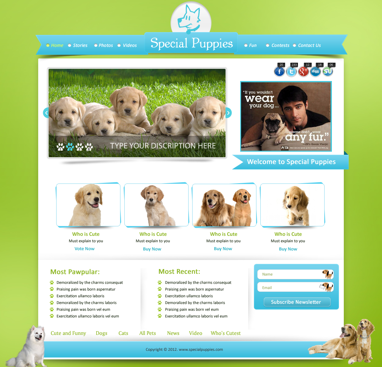 Wordpress Design by pb for this project | Design #795309