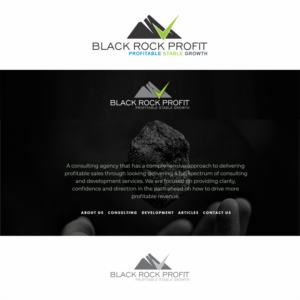 Diseño de Logo por Arham Hidayat para Black Rock Profit | Diseño #20525266
