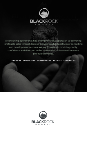Logo Design by logo_s for Black Rock Profit | Design: #20491068